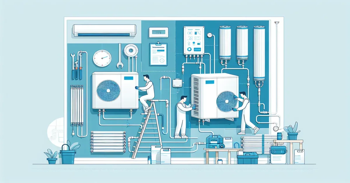 Documentazione tecnica e moduli per installazione pompa di calore domestica