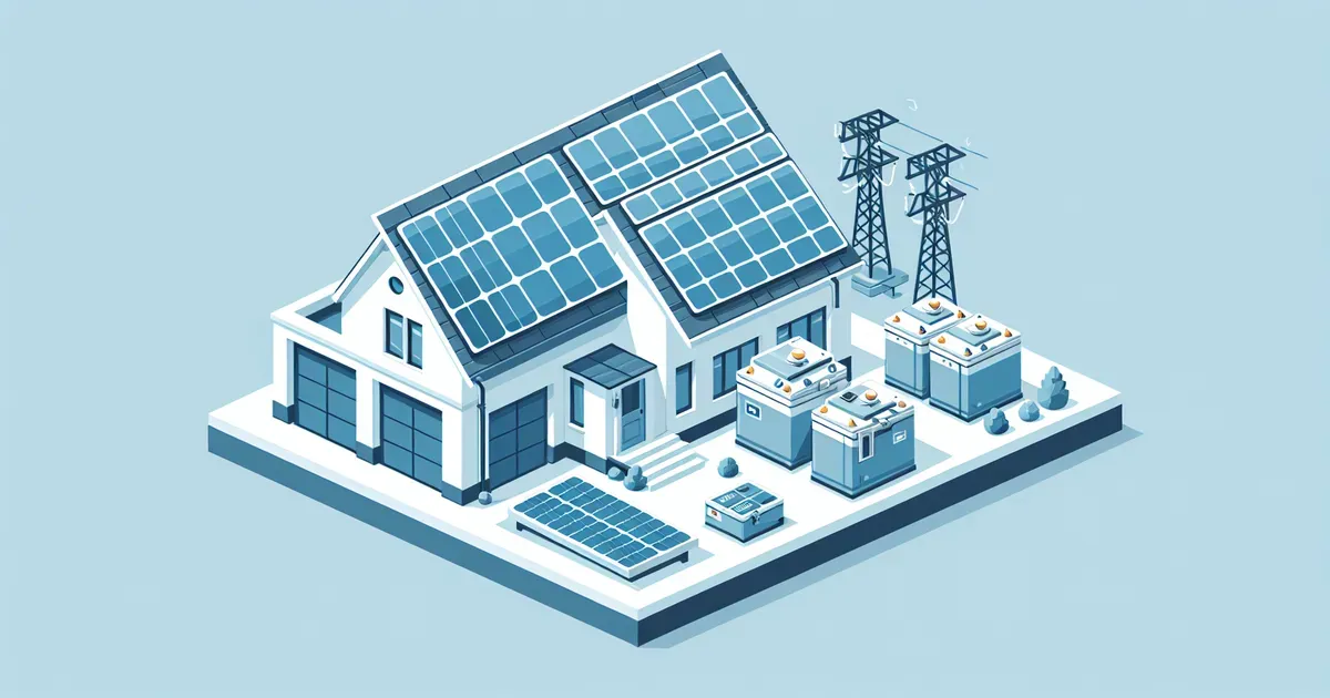 Impianto fotovoltaico residenziale con sistema di accumulo a batteria